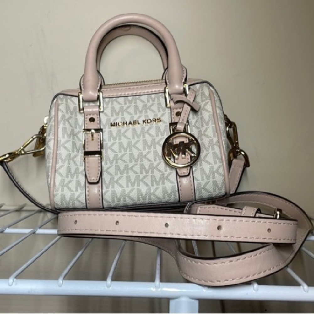 Michael Kors Bedford Legacy Extra-Small Logo Duffle Crossbody Bag